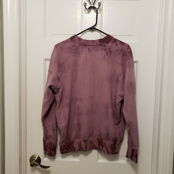 Spiritual Gangster x Peloton Purple Tie-Dye Raglan Crewneck Sweatshirt Medium - Picture 9 of 10